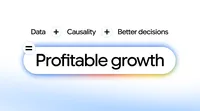 Gráfico oficial de Google sobre datos, causalidad y decisiones para crecimiento rentable