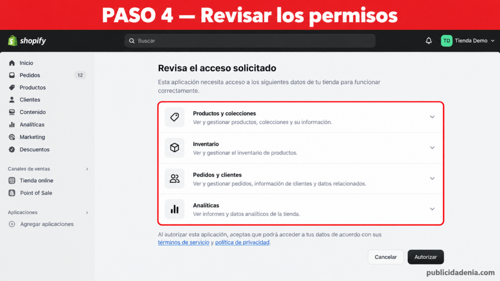 Paso 4: Revisa los permisos